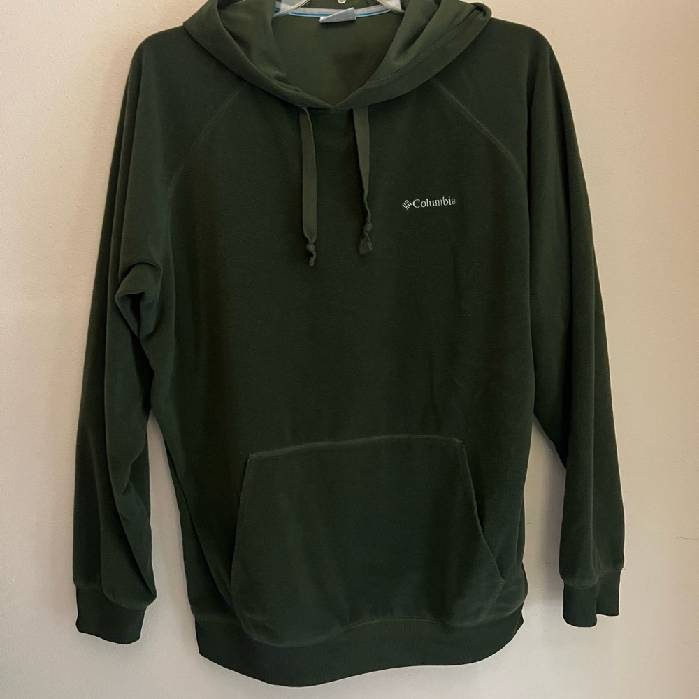 Columbia Men's Dark Green Hoodie Size XL